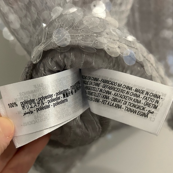 Sequin Tanktop XS Silver - Picture 6 of 6